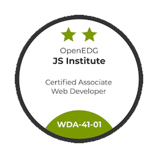 Certification badge